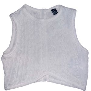 White crop top